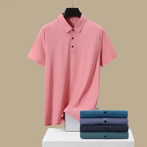 Chemise de golf pour homme à manches longues, en tricot uni, 100% coton, col respirant, haut pour la salle de sport, la marche en plein air, les sports décontractés, confort - Product Image 6