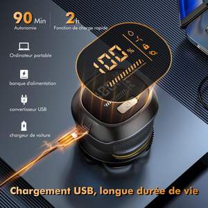 Cortadora de Pelo Inalámbrica Recargable para Hombre, Afeitadora Eléctrica de Uso en Seco y Húmedo con Cuchilla Magnética Flexible, Resistente al Agua IPX7 - Product Image 5