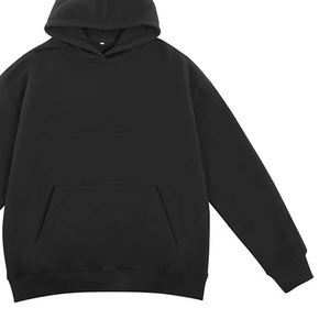 เสื้อมีฮู้ดแบบสวมหัวคอกลมโอเวอร์ไซส์ผ้าคอตตอนผ้าฟลีซผสมเฟรนช์สำหรับฤดูหนาว - Product Image 5