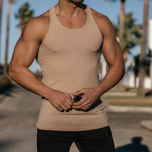 Bodybuilding Stringer <b>Vest</b> Athletic Training Wear <b>Mens</b> Sleeveless Muscle Tank Top <b>Gym</b> Workout Shirt Fitness - Product Image 4