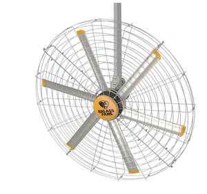 Ventilateur pivotant de haute qualité, montage sur poutre en I, contrôleurs de vitesse du ventilateur, ailettes en aluminium - Product Image 1