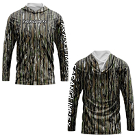 Camiseta de camuflaje transpirable con estampado 3D Unisex de verano 2025, ropa deportiva de manga larga para exteriores para caza en el bosque