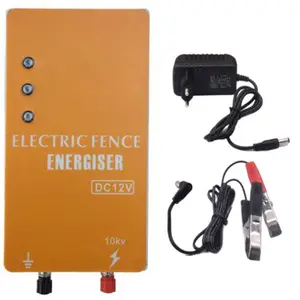 DC 12V 0.5- 1 joule electric fence energizer for animal cattle farm poultry solar power charger fencing controller