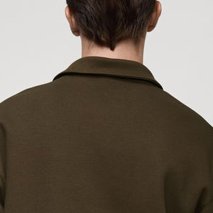 Sweat-shirt pour homme avec col montant zippé pour un ajustement décontracté, service OEM, prix de gros 2026, manches longues, respirant et ajustable - Product Image 3