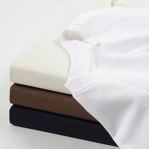 Venta al por mayor de alta calidad de los hombres de color sólido Camiseta de cuello redondo suave transpirable en blanco de manga corta Camiseta de manga raglán estilo - Product Image 4