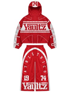 Chándales Unisex con Capucha, Manga Larga, Cierre Frontal con Cremallera, Estampado de Letras, Transpirables, de Poliéster, Ropa Urbana, Otoño, Corte Regular para Adultos - Product Image 3