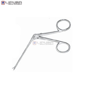 Pinces micro-auriculaires Greven courbées vers le bas de 5 mm, instrument chirurgical de précision pour les procédures d'oto-rhino-laryngologie, instruments médicaux - Product Image 5