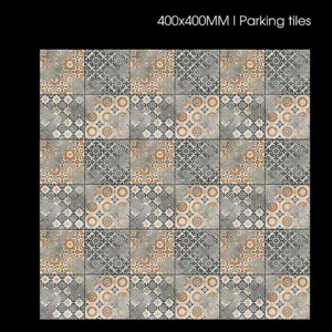 Dalles de carrelage céramique mate haute résistance pour extérieur 40x40cm 400x400mm pour allée, parking et jardin - Product Image 1
