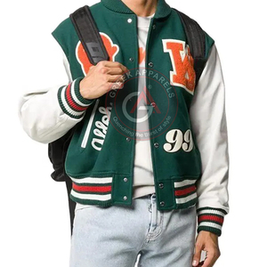 Premium Quality <b>Fleece</b> Custom Baseball Letterman Varsity <b>Jackets</b> Top Quality Wholesale Factory Price <b>Jacket</b> - Product Image 3