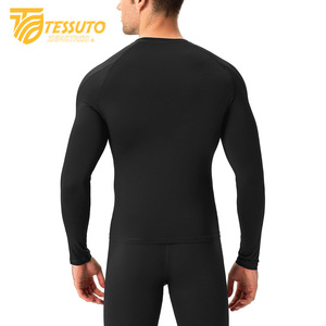 Jogging Wear Men's Gym Sports Verano Camiseta de compresión de manga corta Ropa para correr Yoga Fitness Tight Active Top para hombres - Product Image 3
