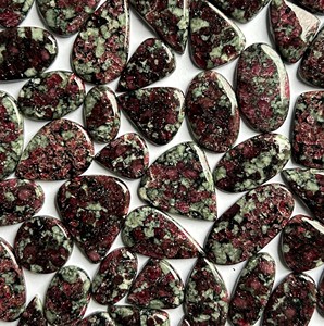 High Quality Natural Eudialyte Cabochon Beautiful Spiritual Growth Energy Boost Unique Gifts for Jewelry Making - Product Image 1