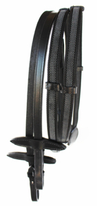 Nueva y Exclusiva Diadema de Cuero Hecha a Mano con Cristales y Pedrería, Estilo Inglés, para Caballo, Personalizable en Color y Tamaño - Cob-Full - Product Image 3