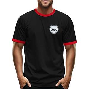 เสื้อยืดคอกลมผ้าฝ้ายสีเขียว/น้ำเงิน - Product Image 5