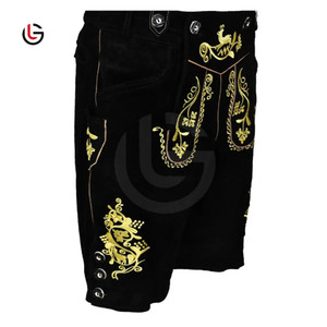 Pantalones cortos bávaros de estilo único Pantalones cortos bávaros de tamaño adulto tradicional Oktoberfest de alta calidad - Product Image 3