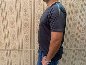 เสื้อเจอร์ซีย์ผ้าโพลีเอสเตอร์แห้งแบบกำหนดเอง,เสื้อยืดแห้งเร็วดีไซน์ไหล่ตกแขนสั้นลูกเรือสีพื้นกีฬา - Product Image 3