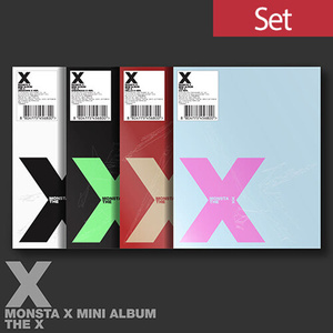 Ensemble MONSTA X - 13ème mini-album THE X Ensemble de 4 pièces - Product Image 1