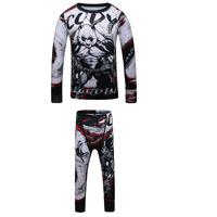 Kimono de MMA, BJJ, Judo Unisexe en Gros, Personnalisable avec Logo OEM, Rashguard Anti-Transpiration Léger à Compression
