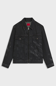 Custom Manufacturer's Men's Winter Streetwear Jacket Oversized Embroidered Denim Jacket For Men - Product Image 2