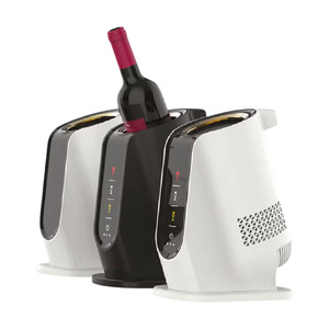 [Hylium Industries] Enfriador de vino inalámbrico Premium Negro () Enfriador de vino con refrigeración termoeléctrica eficiente de 80W - Product Image 1