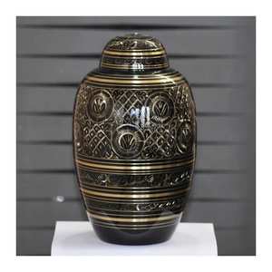 Custom Design Handmade Urn For Human <b>Funeral</b> <b>Supplies</b> Metal Urn Cremation Indian Manufacture With Export Quality - Product Image 5
