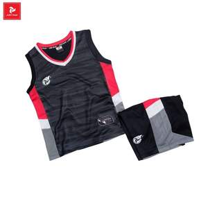 Factory Price High Quality Custom Basketball Jersey Set New <b>Fashionable</b> OEM Sports Uniform Breathable Kids Jumper Washed - Product Image 3