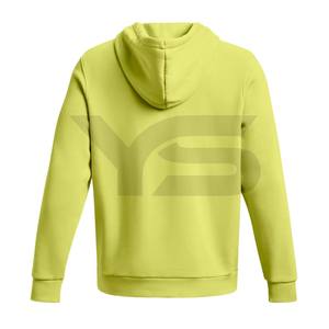 Vente en gros de sweat à capuche pour homme en coton avec logo personnalisé pull en molleton élégant à manches longues avec cordon de serrage solide délavé à capuche élégant - Product Image 2