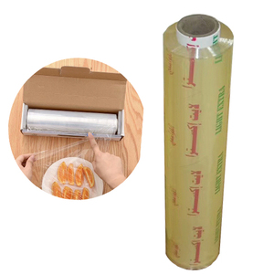 PVC PE <strong>Clear</strong> Transparent Stretch <strong>Cling</strong> Film - Food Fresh Wrap - Product Image 1