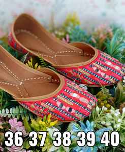 พรรคสไตล์อินเดียสวม Jutti เย็บปักถักร้อยหนัง Jutti หัตถกรรม Jutti ผู้หญิง - Product Image 2