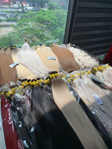 Chaud Ombre Couleurs Extensions De Cheveux En Vrac En Gros Manufacture Vietnamien Raw Humain Premium Style Droit - Product Image 2