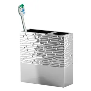 Ensemble de toilette de luxe en métal pour la maison et l'hôtel quantité minimale de commande à bas prix comprend un porte-gobelet pour brosse à dents - Product Image 6