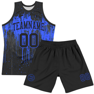 เสื้อบาสเก็ตบอลทีม OEM เสื้อบาสเก็ตบอลและกางเกงขาสั้นผ้าโพลีเอสเตอร์แห้งเร็วสำหรับสโมสรโรงเรียน - Product Image 3