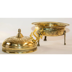 Ramadan 2026 Chaffing Dish Serving Casseroles Metal Brass Made Food Warmer Serving Casseroles <b>Cookware</b> <b>Sets</b> Dinnerware Supply - Product Image 3