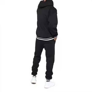 Sweat-shirt unisexe en coton épais avec logo personnalisé imprimé col en V survêtement vintage avec capuche survêtement d'hiver décontracté - Product Image 6