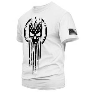 เสื้อยืดคอกลมแขนสั้นเข้ารูปสำหรับผู้ชาย,เสื้อยืดคอกลมผลิตจากผ้าฝ้ายสามารถกำหนดโลโก้ได้ตามต้องการ - Product Image 4