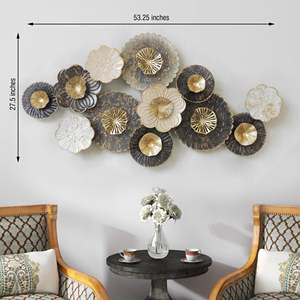 Handcrafted Modern Design Iron Metal Wall Art Panel Superb Outdoor Home <b>Decorative</b> Hanging for Interior Use - Product Image 2
