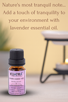 Huile Essentielle de Lavande de Qualité Cosmétique KUATRA 10ml, Extrait Herbal, Expédition Rapide, Extraction de Plante Sauvage Lavandula Angustifolia