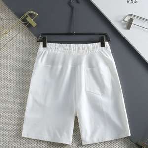 Pantalones cortos informales para correr de verano para hombre 2025, logotipo personalizado, estampado bordado, cintura media, impermeable, ropa de calle de lona - Product Image 6