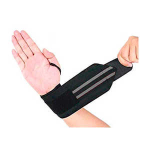 สายรัดข้อมือเล่นยิมแบบหนาปรับได้สำหรับยกน้ำหนักสายรัดข้อมือเล่นกีฬายกน้ำหนักออกแบบโลโก้ได้ตามต้องการ - Product Image 5