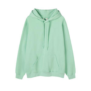 เสื้อฮู้ดแบบสวมศีรษะผ้าคอตตอน100% ขนาด14กรัมเสื้อมีฮู้ดผ้าฟลีซ350กรัมสำหรับทุกเพศ - Product Image 6