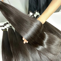 Extensiones de Cabello Humano Azura 100% Virgen con Doble Trama a Máquina, Grado Remy, Estilo Ondulado Natural, Precio de Fábrica de Vietnam