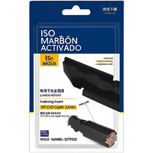 Inserto de Torneado Indexable ISO KNUX 160405L-22T9335 con Recubrimiento MT-CVD, Profundidad de 4.8 mm, Paquete de 10 - Product Image 2
