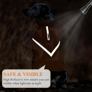 Suministro directo de fábrica de lujo nuevo diseño chaquetas para perros patrón sólido características portátiles precio al por mayor para la venta - Product Image 5