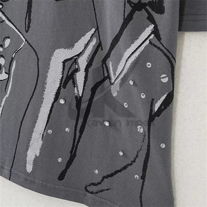 Camisetas bordadas PARA MUJER: material transpirable de alta calidad con diseños bordados personalizados, ideal para moda y ropa informal - Product Image 5