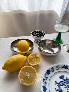 Textured Stainless Steel Raised Bowl For Stylish Dining Display - Product Image 2