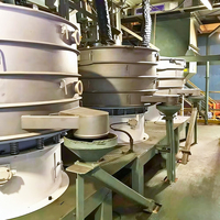 Machine de tamisage vibratoire rotative industrielle Sanayi Elegi pour la séparation de poudres, farine, sucre et matériaux chimiques