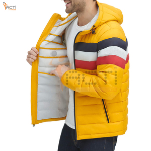 Chaquetas acolchadas para hombre hechas de poliéster al mejor precio, chaquetas acolchadas para hombre teñidas Lisas para venta en línea - Product Image 6