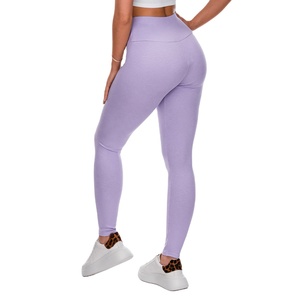 2024 Women's Best Selling Customized Yoga Leggings Factory Made Fitness Wear with Custom Logo on Waist - Product Image 6
