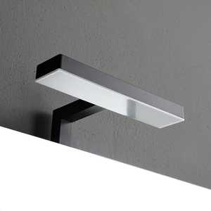 Meuble de salle de bain mural minimaliste en chêne KORICINI 80 cm, deux pièces, avec ensemble lavabo Belize noir mat - Product Image 6