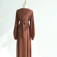 Femme Abaya Dubaï Turquie Islam Kaftan Ramadan Abayas Musulman Arabe Modeste Robe Prière Vêtements pour femmes