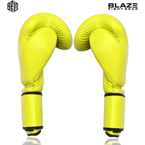 Gants professionnels en cuir MMA pour Kickboxing Boxe Muay Thai Training Gel Bagwork Punching Mitts - Product Image 5